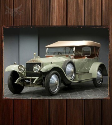 Металлическая табличка Rolls-Royce Silver Ghost 40 50 Tourer